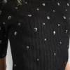 All over Studded Sweatshirt Dress