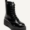 Batu Studs Lace up Bootie