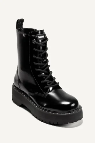 Batu Studs Lace up Bootie