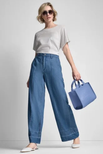 Belted High-Rise Pant