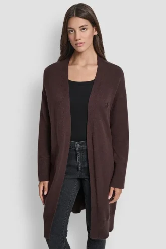 Belted Logo-Embellished Cardigan