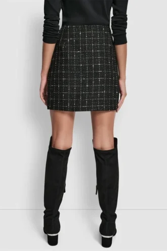 Boucle Tweed Mini Skirt