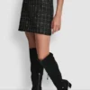 Boucle Tweed Mini Skirt