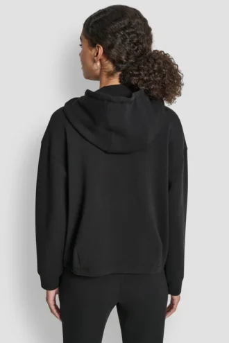 Brooklyn Scuba Hoodie with Bungee Detail and Pockets