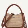 Capri Woven Hobo Crossbody Bag