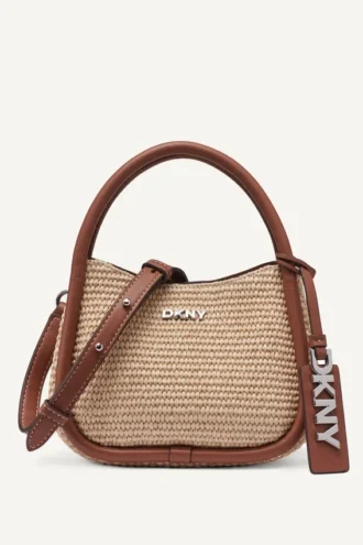 Capri Woven Hobo Crossbody Bag