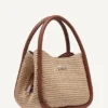 Capri Woven Hobo Crossbody Bag