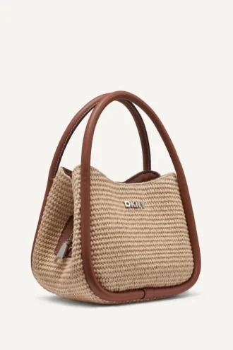 Capri Woven Hobo Crossbody Bag