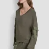 Cargo Pocket Sleeve Sweater