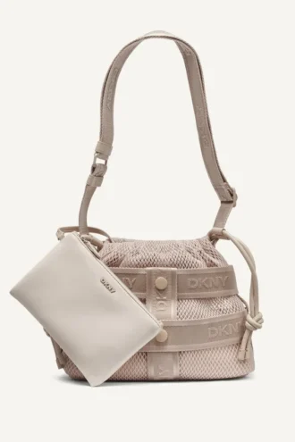 Chaya Mesh Logo Crossbody Bag