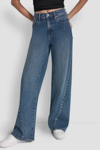 Claremont High Rise Modern Wide Leg 32″