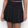 Court Pique Pleated Tennis Skort