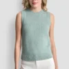 Crew Neck Sleeveless Sweater