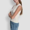 Crew Neck Sleeveless Sweater