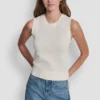Crew Neck Sleeveless Sweater