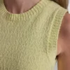 Crew Neck Sleeveless Sweater