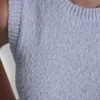 Crew Neck Sleeveless Sweater