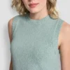 Crew Neck Sleeveless Sweater