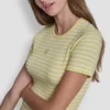 Crew Neck Striped Tee