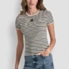 Crew Neck Striped Tee