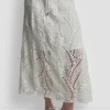 Crochet Leaf Midi Skirt
