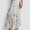 Crochet Leaf Midi Skirt