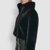 Cropped Faux Fur Jacket