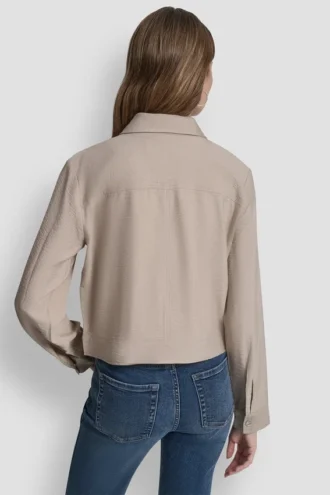 Cropped Trucker Jacket