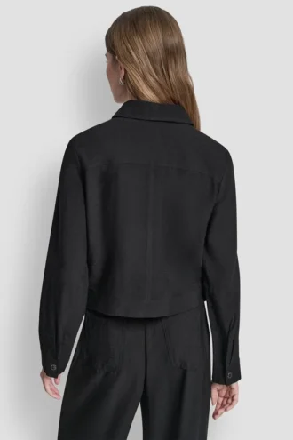 Cropped Trucker Jacket