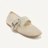 Dade Mesh Mary Jane Flat