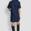 Denim Mini Shift Dress