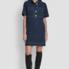 Denim Mini Shift Dress