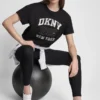 Dkny 1989 Logo Rhinestud Tee