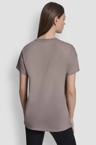 Dkny 1989 Logo Rhinestud Tee