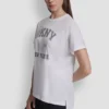Dkny 1989 Logo Rhinestud Tee