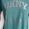 Dkny 1989 Logo Rhinestud Tee