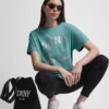 Dkny 1989 Logo Rhinestud Tee