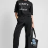 Dkny 1989 Rhinestud Logo Pullover