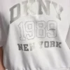 Dkny 1989 Rhinestud Logo Pullover