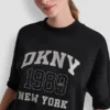 Dkny 1989 Rhinestud Logo Pullover