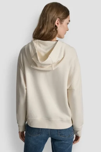 Dkny Jeans Satin Applique Chainstitch Logo Sweatshirt