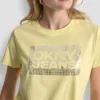 Dkny Jeans Stack Logo Rhinestone Tee