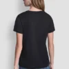 Dkny Jeans Stacked Rhinestone Tee