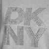 Dkny New York Stacked Mixed Rhinestone Logo Sweatshirt