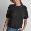Dome Studs Mini Ruffle Shirt