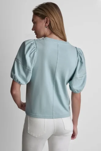 Dome Studs Mini Ruffle Shirt