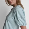 Dome Studs Mini Ruffle Shirt