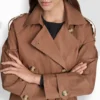 Double-Breasted Trench Coat