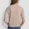 Elbow Sleeve Crew Neck Sweater