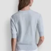 Elbow Sleeve Crew Neck Sweater